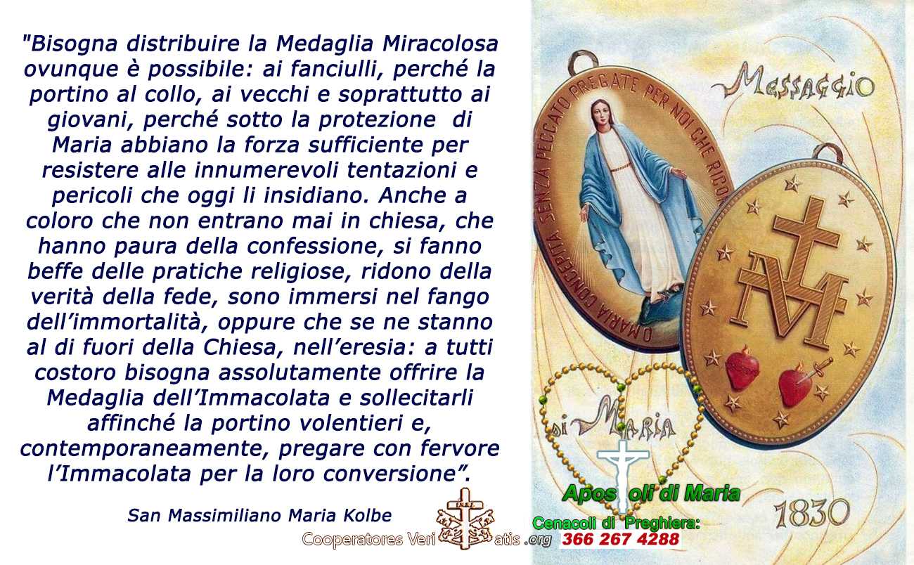 Storia della Medaglia Miracolosa e Coroncine alla Medaglia ed alla
