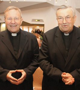 I cardinali Kasper e Lehmann, discepoli di Rahner.
