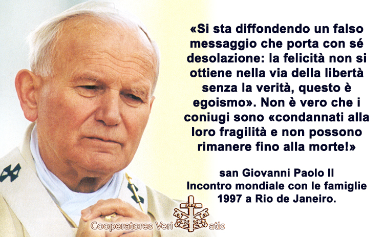 Giovanni Paolo II e mons. Sheen: in difesa del matrimonio e della Famiglia