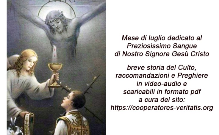 Litanie Del Preziosissimo Sangue Di Gesù Culto, storia e devozione al Preziosissimo Sangue di Gesù