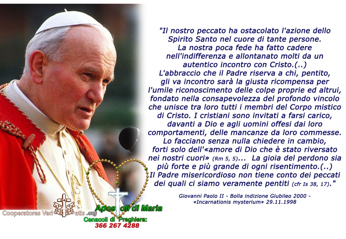 Incarnationis mysterium: per il Giubileo del 2000 Giovanni Paolo II ha ...